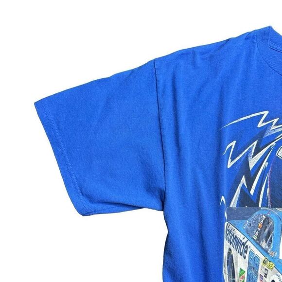NASCAR Dale Earnhardt Jr Mens XL T Shirt Blue Racing Nationwide 88 - Picture 3 of 9